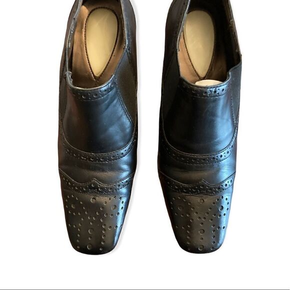 Liz Claiborne Black Yankee FLEX Booties Heeled Shoes - Picture 5 of 12